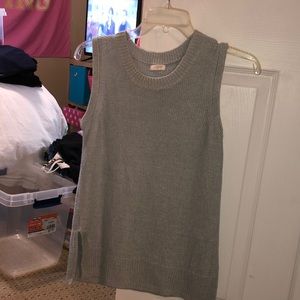 J. Crew sleeveless tunic sweater